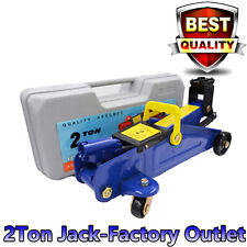 Hydraulic Floor Trolley Jack 2 Ton Tonne Car 4x4 Van Suv High Lift 135-320mm