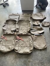 For 2014 2015 2016 2017 2018 2019 Chevy Silverado Tan Leather Front Seat Covers
