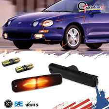 For 1994-1999 Toyota Celica Smoked Led Front Side Marker Turn Signal Lights Lamp