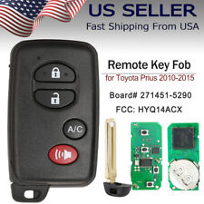 Keyless Smart Remote Key Fob Hyq14acx 271451-5290 For Toyota Prius 2010-2015