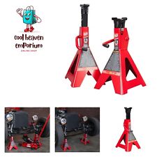 Steel Jack Stands 6 Ton 12000 Lb Capacity Red 1 Pair