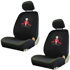 New Cartoon Betty Boop Skyline Low Back Seat Covers Universal Fit - Pair