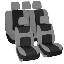 Light Breezy Flat Cloth Car Seat Cover Set For Auto Truck Suv Van - Full Set