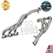 Exhaust Header For Bmw-e46 E39 Z3 2.5l 2.8l 3.0l L6 New Stainless Steel Polished