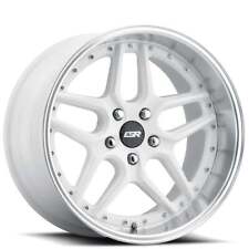 18 19 Esr Wheels Cs15 Gloss White Jdm Style Rims