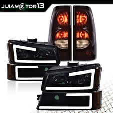 Fit For 2003-2007 Silverado Led Drl Headlight Bumper Lamps Tail Lights