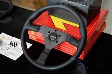 350mm 14 Momo Montecarlo Genuine Leather Thickened Spoke Sport Steering Wheel