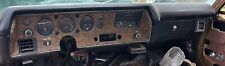 1970 71 Chevy Monte Carlo Uncut Complete Dashboard With Wiring Harness.