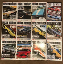 Lot Of 12 2020 Hemmings Muscle Machines Magazine-complete Year Mopar Chevy Ford