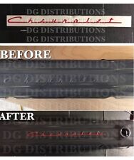 Decal For Chevrolet About 13.5 Script 235 Embossed Valve Cover