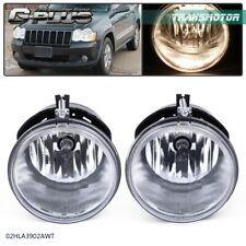 2x Fit For Jeep Grand Cherokee 2005-2010 Clear Bumper Fog Light Wblubs Lh Rh