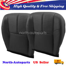 Driver Passenger Side Bottom Leather Seat Cover For 2007-2014 Chevy Silverado