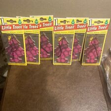 6 Little Tree Mulberry Fig Air Freshners Discontinued Scent Vintage Fresheners