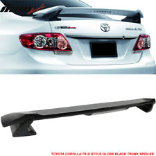 Fits 09-13 Toyota Corolla Sportivo Trunk Spoiler Wing Gloss Black Abs