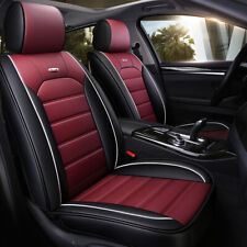 Car 5 Seat Covers Set Waterproof Leather For Vw Atlasgolfccpolopassatjetta