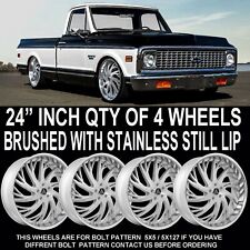 Artis Wheels Rims 24 Inch 5 Lugs Chevy C10 Year 196719681969197019711972