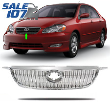 For 2003-2008 Toyota Corolla Altis Jdm Style Front Bumper Grill Chrome Grille
