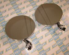 1934-1954 Chevrolet Gm Peep Mirror Accessory Reproduction. Embossed. Pair