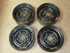 Gm Steel Wheels 15 X 5 Set Of 4 4.75 Bc 3.5 Back Space Nice 60s 70s Chevy
