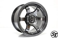 Rota Grid Concave Wheels Hyper Black 15x8 4x100 20 Offset For Ek Eg Civic Miata