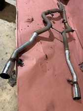 Straight Pipe Exhaust Muffler Downpipes With X-section Bmw E92 335i 93k Oem