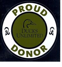 Ducks Unlimited Official Emblem Decal Sticker Waterfowl Sponsor 4 Stickers Lot