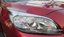 For Chevrolet Malibu 2013-2014 Chrome Front Head Light Lamp Cover Trim Frame 2pc