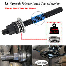 Ls Engine Crankshaft Pulley Harmonic Balancer Installer Tool W Bearing For Gm