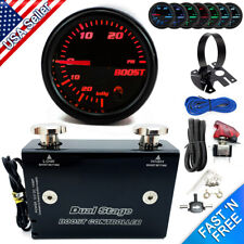 Dual Stage Electronic Boost Controller Kit 0-30 Psi W Boost Gauge Gauge Pod