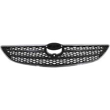 Grille For 2002-2004 Toyota Camry Chrome Shell W Silver Insert Plastic