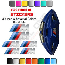 6x Bmw M Srie Caliper Decal Sticker High Quality Brake Caliper Decal Sticker