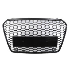 Glossy Black Front Bumper Center Grille For Audi A5a5 Quattros5 2013-2017 2016