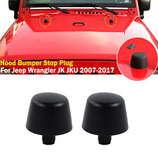 Fit For Jeep Wrangler Jk 2007-2017 Hood Bumper Stop Rubber Cushion Set Parts Us