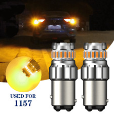 1157 Amber Yellow Led Turn Signal Parking Light Bulb Error Free No Hyper Flash