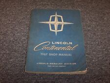 1967 Lincoln Continental Sedan Original Workshop Shop Service Repair Manual Book