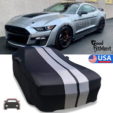 For Ford Mustang Shelby Gt500 Car Cover Stretch Satin Scratch Dustproof Indoor