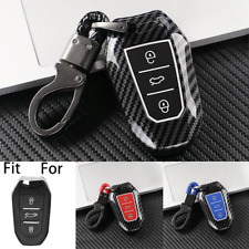 Abs Silicone Car Key Case Cover For Peugeot Citroen Opel Ds 308 4008 C4 C6 5008
