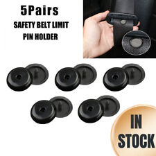 5pairs Car Safety Seat Belt Stopper Buckle Spacing Limit Buckle Clip Retainer