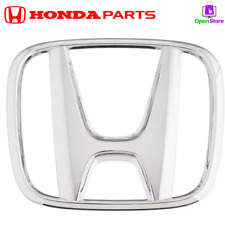 Honda Emblem H 2001 2002 2003 Silver Civic Front Grille Logo Chrome Direct Fit