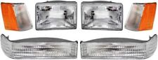 Fits 1993-1998 Jeep Grand Cherokee Headlights Driver And Passenger Set Both Side