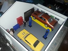 Adjustable 4 Post Car Lift 124 125 Scale For Work Shop Garage Dioramas