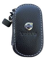 Leather Car Remote Key Fob Case Shell Cover For Volvo