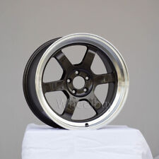 4 Pcs Rota Wheel Grid V 17x9 5x114.3 20 73 R Gunmetal