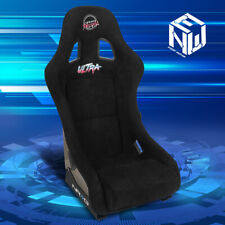 Nrg Frp-303bk-ultra Prisma Medium Size 20lb Ultra Bucket Racing Seat Black Suede