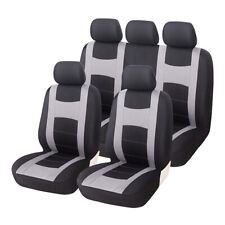 5-seats Car Seat Covers Front Rear Cushion Full Set Auto Parts Accessories 9pcs