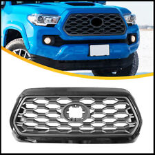 Fits 2016-2023 Toyota Tacoma Trd Front Bumper Grille Wgloss Black Grill Insert