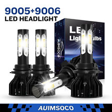 Led Headlights High Low Beam Lights 4x Bulbs Kit For Honda Accord 1990-2007