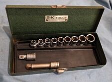 S-k Tools 38 Drive Metric 6pt Socket Set 11pc Wsteel Tray 7 - 17mm Usa
