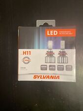 Sylvania H11 Led Fog Lights Powersports 2 Pack Bulbs Brand New