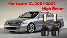 Led Foracura Cl 2001-2003 Headlight Kit 9005 Hb3 6000kwhite Cree Bulbs High Beam